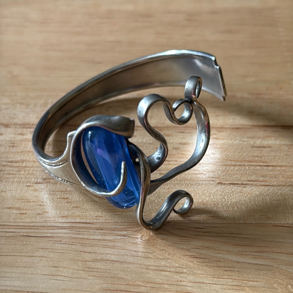 Stainless Steel Fork Handmade Cuff Bracelet